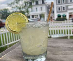 cocktail on the patio